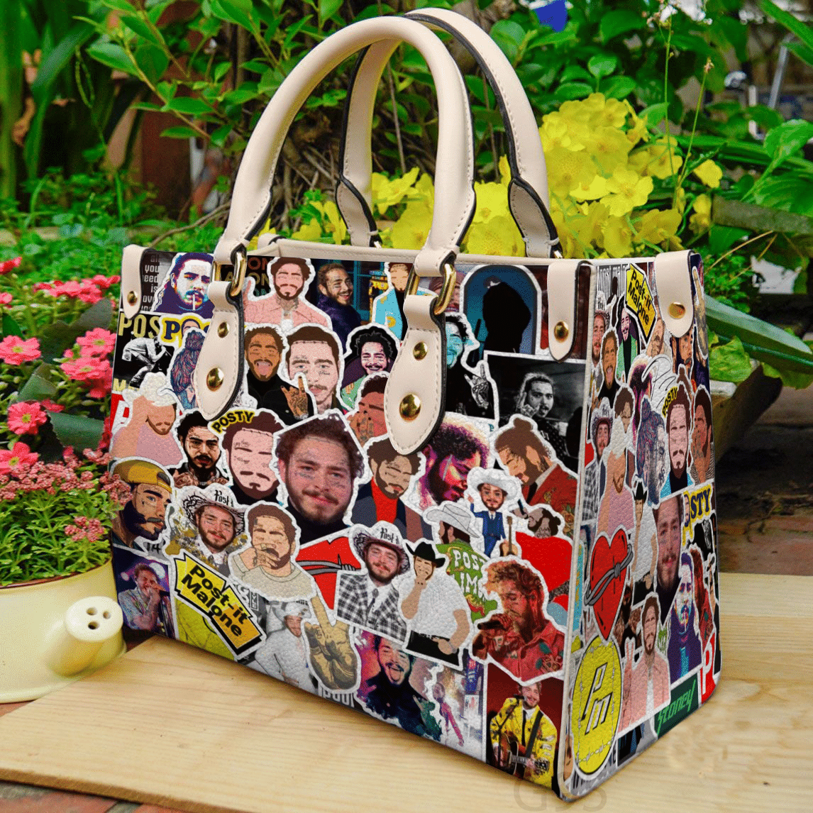 Post Malone 1 Leather Handbag 1 Post Malone 1 Leather Handbag