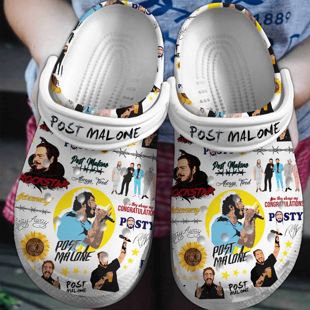 Post Malone Clogs Shoes 1 Post Malone Clogs Shoes