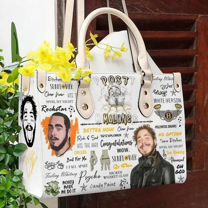 Post Malone Leather Handbag 1 Post Malone Leather Handbag