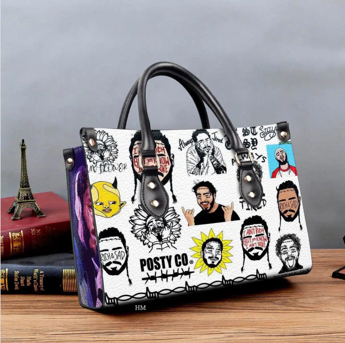 Post Malone Leather Handbag 1 Post Malone Leather Handbag