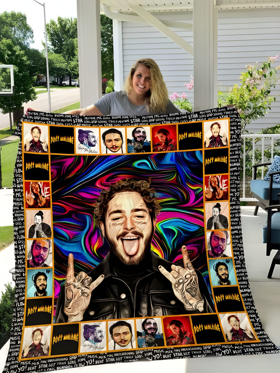 Post Malone Lover Blanket 1 Post Malone Lover Blanket