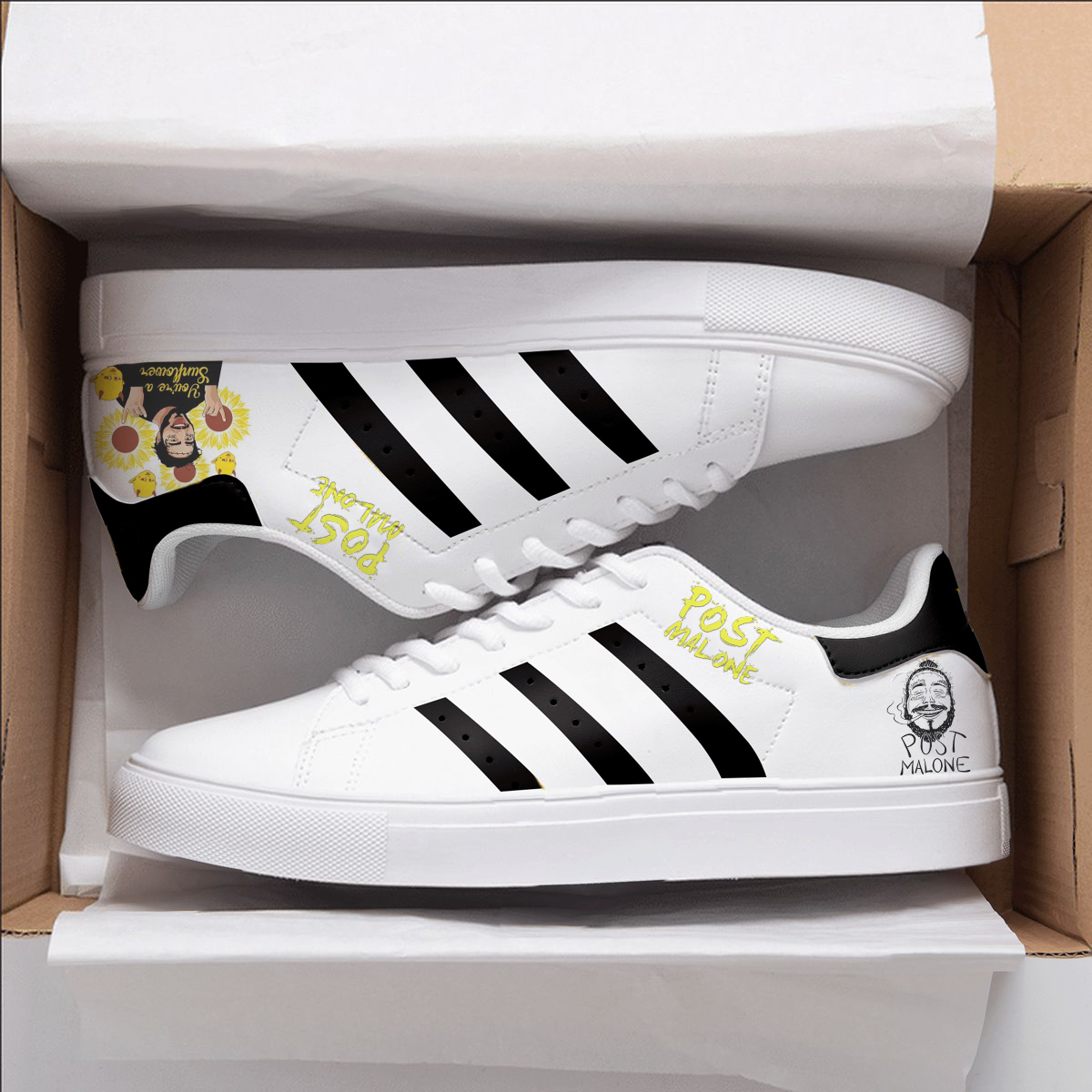 Post Malone Stan Smith Shoes 1 Post Malone Stan Smith Shoes