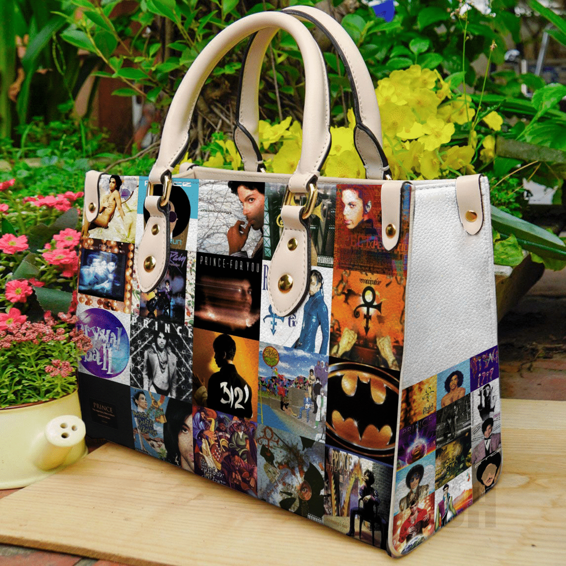 Prince Purple Lover Leather Handbag 1 Prince Purple Lover Leather Handbag
