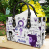 Prince Purple Lover Leather Handbag