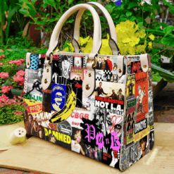 Punk Rock 1 Leather Handbag