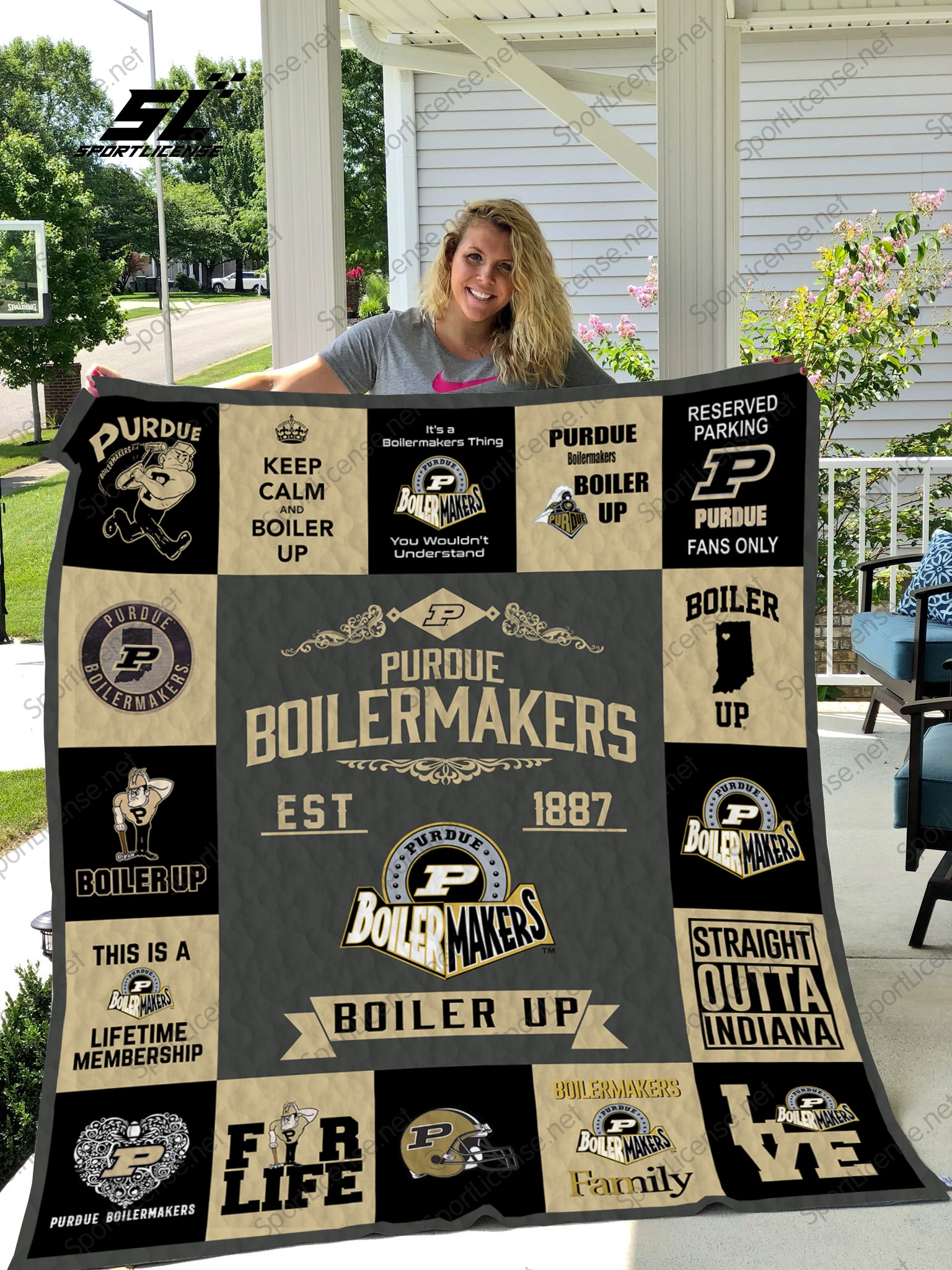 Purdue Boilermakers 3 Blanket 1 Purdue Boilermakers 3 Blanket