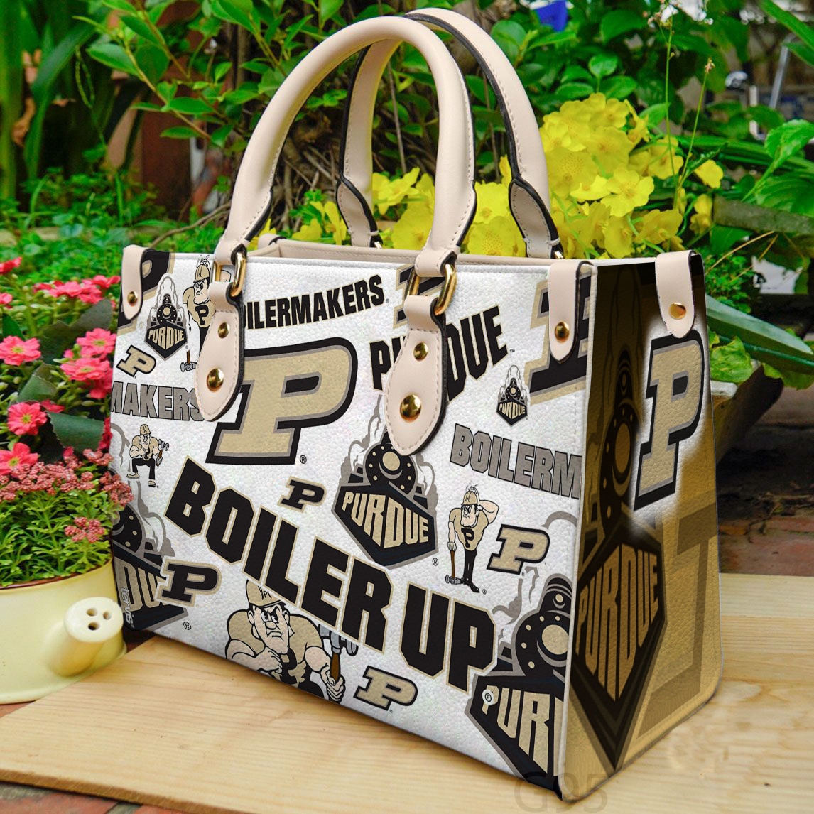 Purdue Boilermakers Leather Handbag 1 Purdue Boilermakers Leather Handbag