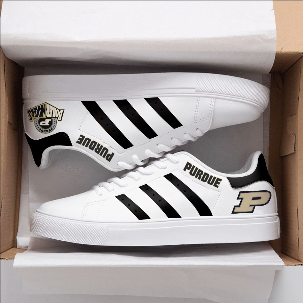 Purdue Boilermakers Stan Smith Shoes 1 Purdue Boilermakers Stan Smith Shoes