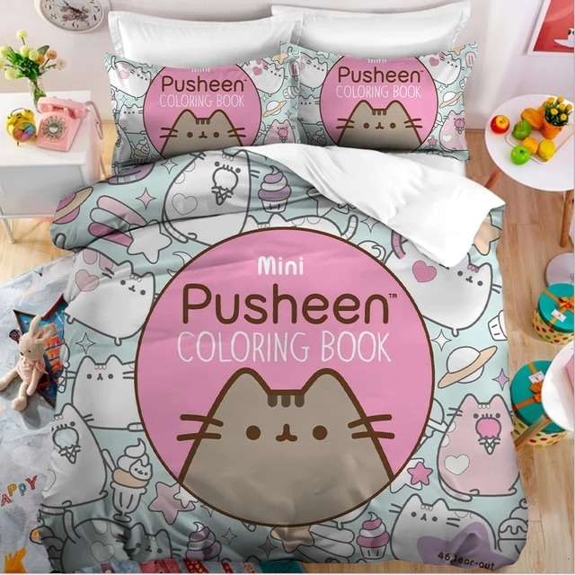 Pusheen Bedding Set Funny 1 Pusheen Bedding Set Funny