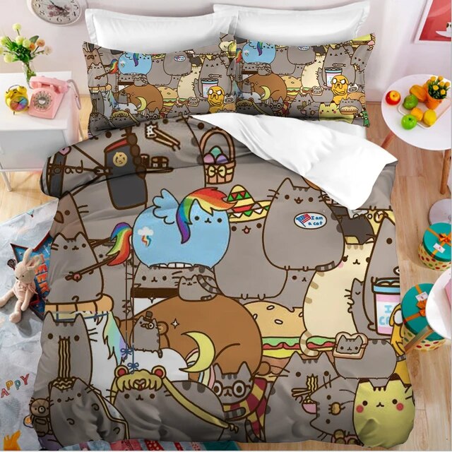 Pusheen Bedding Set 1 Pusheen Bedding Set