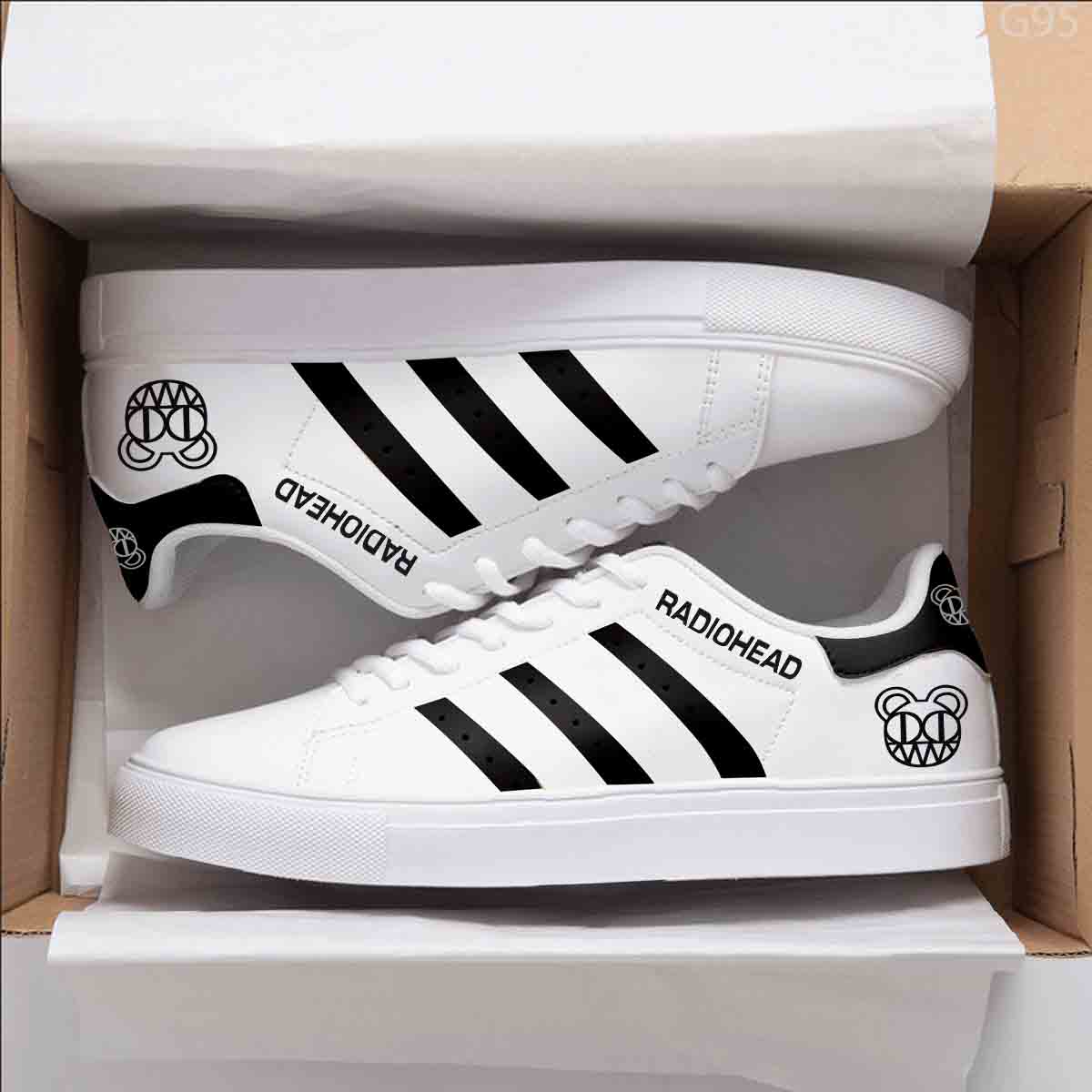Radiohead A0 Stan Smith Shoes 1 Radiohead A0 Stan Smith Shoes