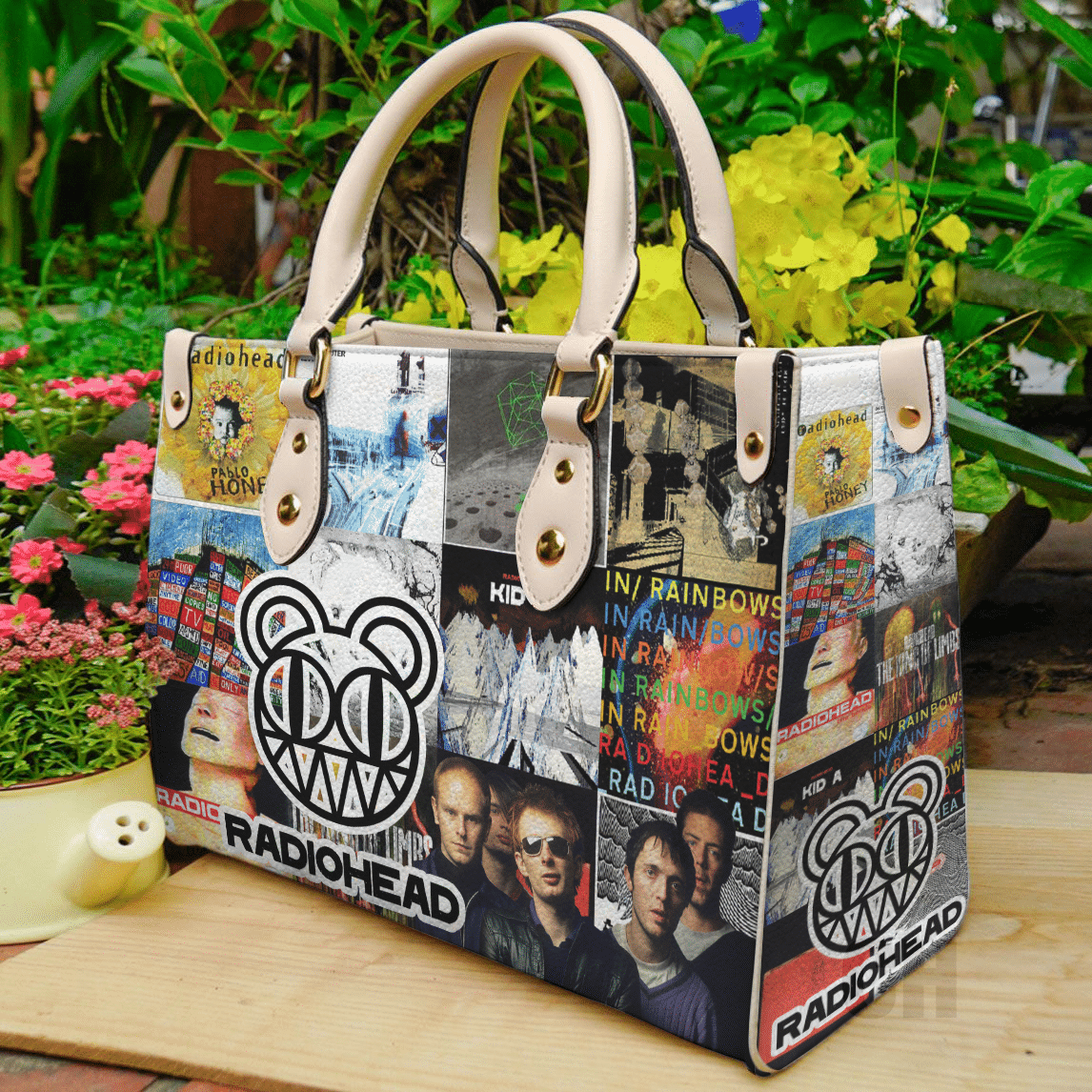 Radiohead Lover Leather Handbag 1 Radiohead Lover Leather Handbag