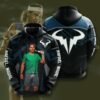 Rafael Nadal Hoodie Zip Hoodie 3D