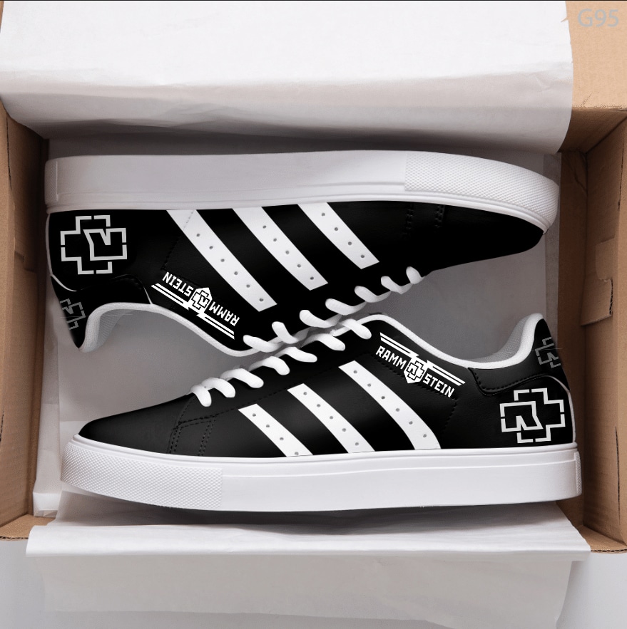 Rammstein Black Stan Smith Shoes 1 Rammstein Black Stan Smith Shoes