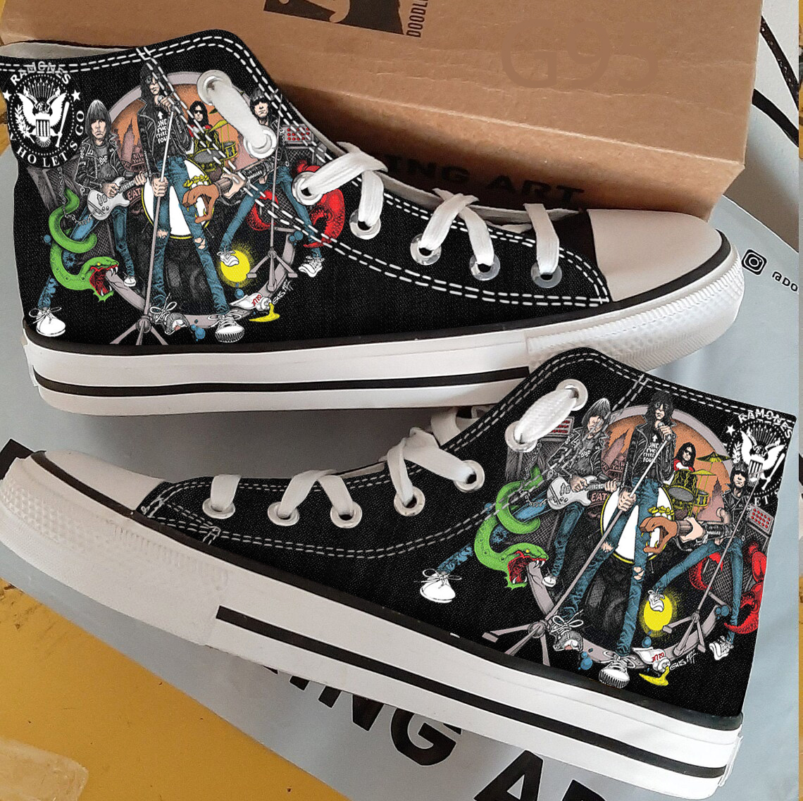 Ramones High Top Shoes 1 Ramones High Top Shoes