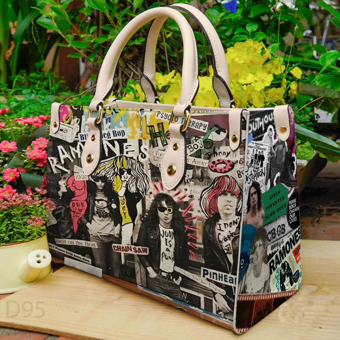 Ramones Leather Handbag 1 Ramones Leather Handbag