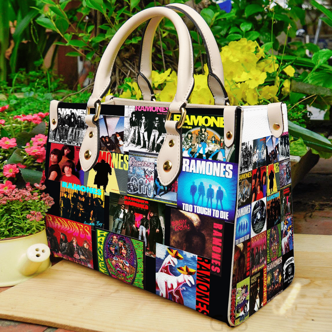Ramones Leather Handbag 1 Ramones Leather Handbag