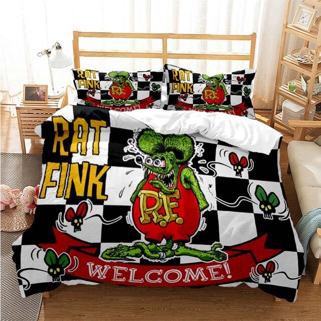 Rat Fink Blanket Bedding Set 1 Rat Fink Blanket Bedding Set