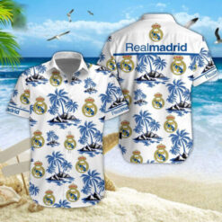 Real Madrid Hawaiian Shirt