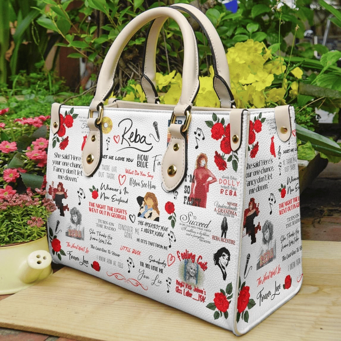 Reba Mcentire 1 Leather Handbag 1 Reba Mcentire 1 Leather Handbag