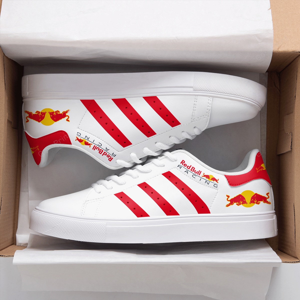 Red Bull Racing Red Stan Smith Shoes 1 Red Bull Racing Red Stan Smith Shoes
