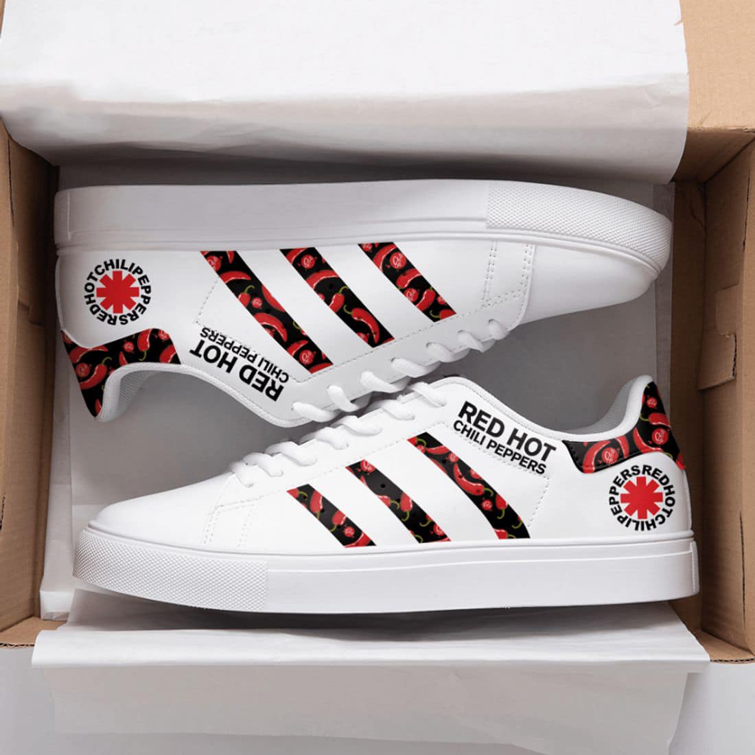 Red Hot Chili Peppers Chili Chili Stan Smith Shoes 1 Red Hot Chili Peppers Chili Chili Stan Smith Shoes