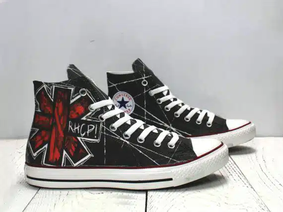 Red Hot Chili Peppers High Top Shoes 1 Red Hot Chili Peppers High Top Shoes