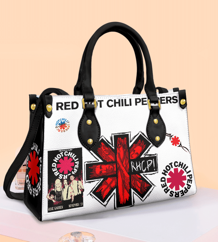 Red Hot Chili Peppers Leather Handbag 1 Red Hot Chili Peppers Leather Handbag