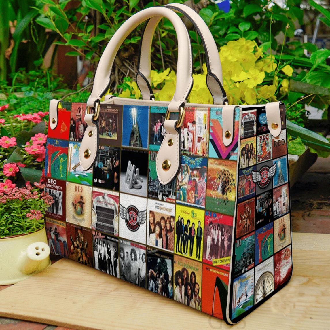 Reo Speedwagon Leather Handbag 1 Reo Speedwagon Leather Handbag