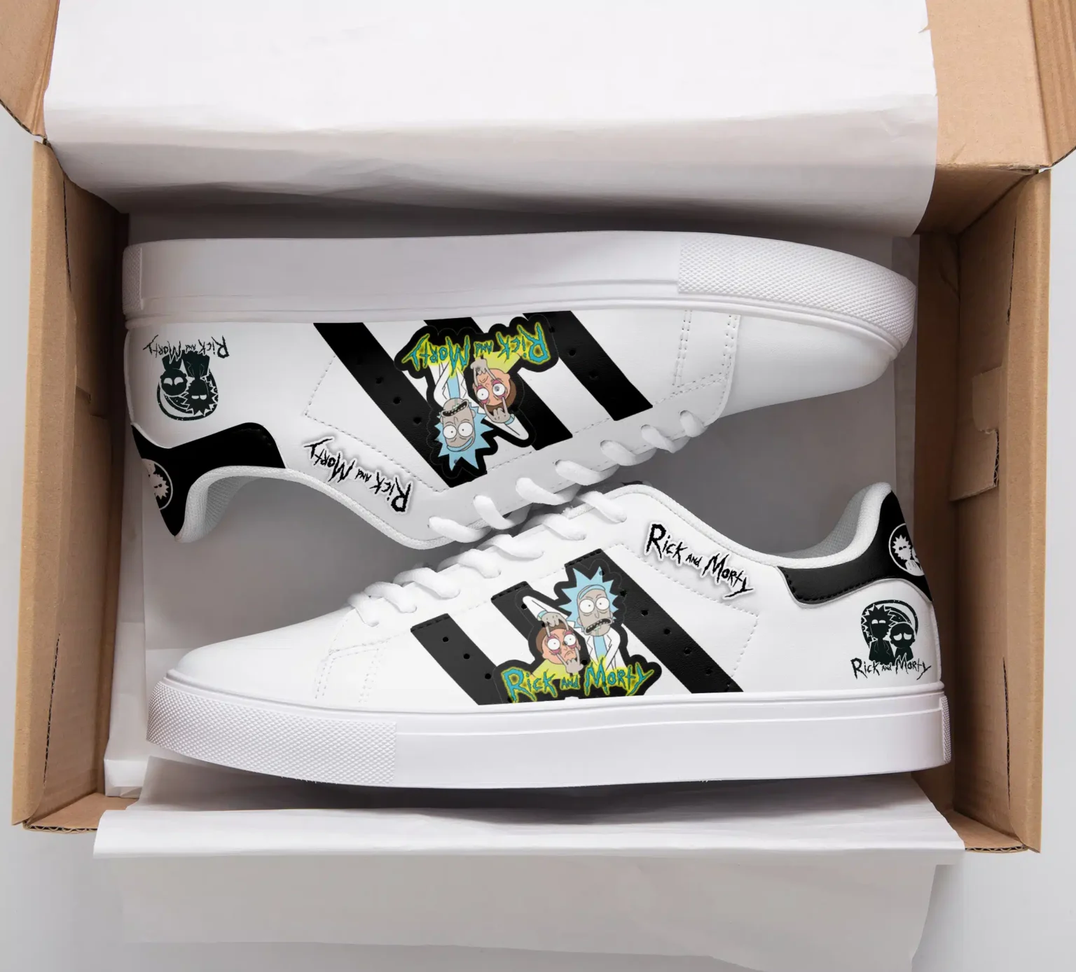 Rick And Morty Stan Smith Shoes 1 Rick And Morty Stan Smith Shoes