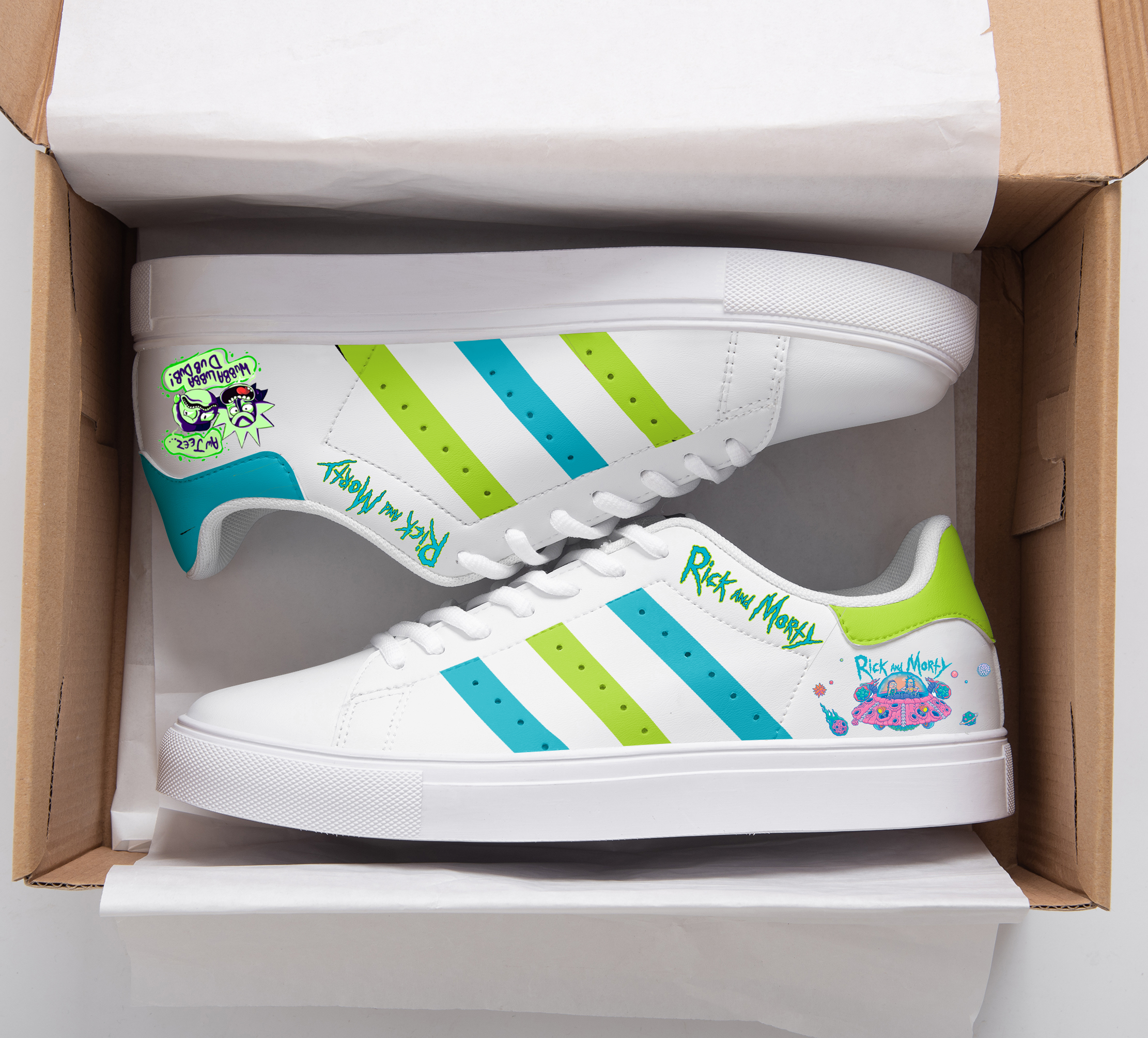 Rick And Morty Stan Smith Shoes 1 Rick And Morty Stan Smith Shoes