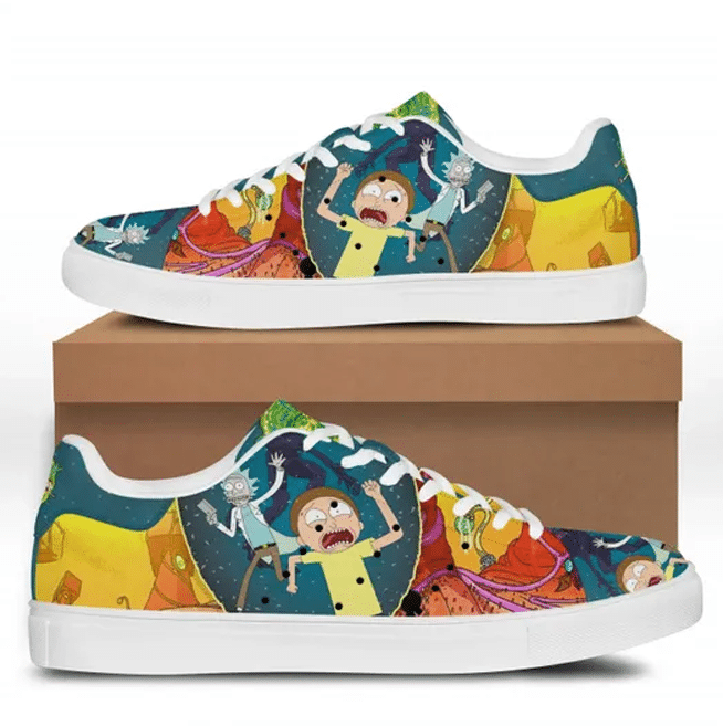 Rick And Morty Stan Smith Shoes 1 Rick And Morty Stan Smith Shoes