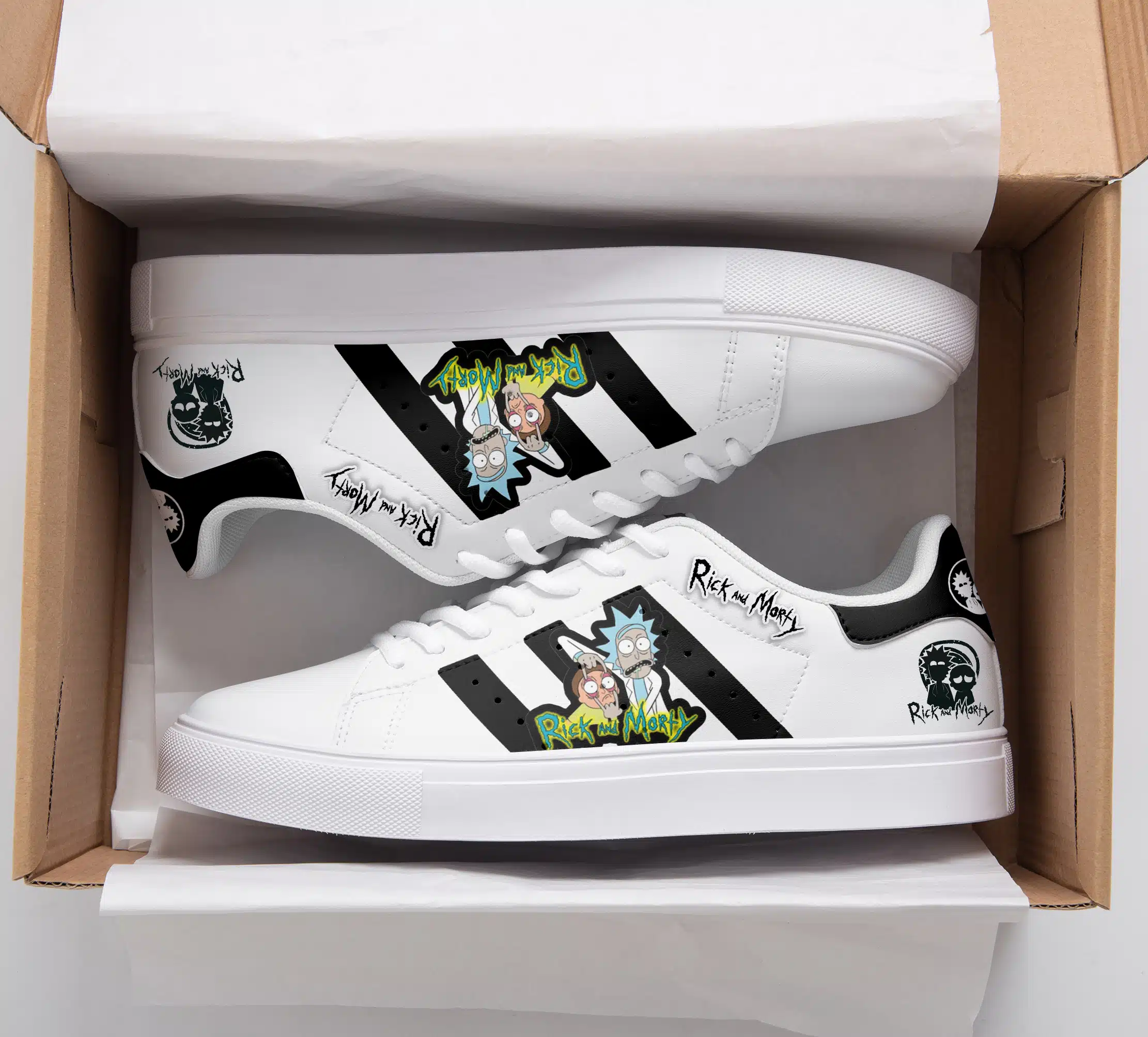 Rick And Morty Stan Smith Shoes 1 Rick And Morty Stan Smith Shoes