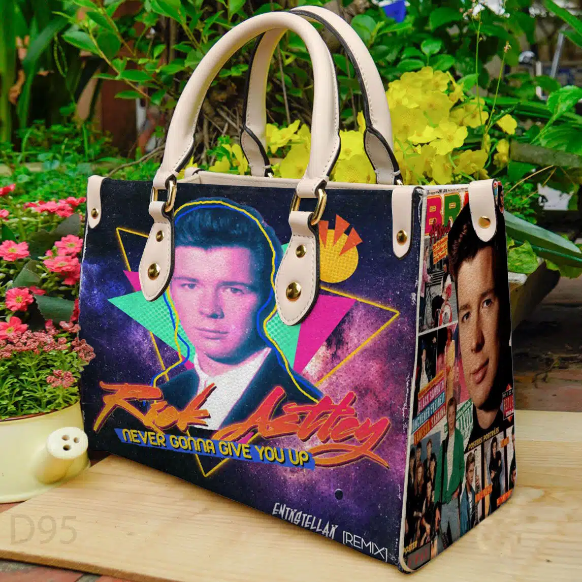 Rick Astley Leather Handbag 1 Rick Astley Leather Handbag