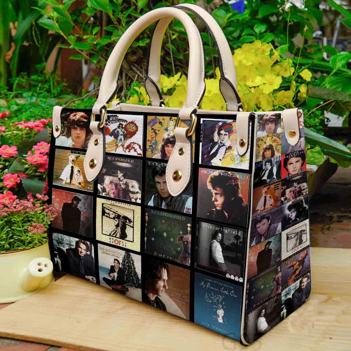 Rick Springfield Leather Handbag 1 Rick Springfield Leather Handbag
