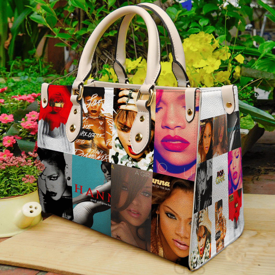 Rihanna Leather Handbag 1 Rihanna Leather Handbag