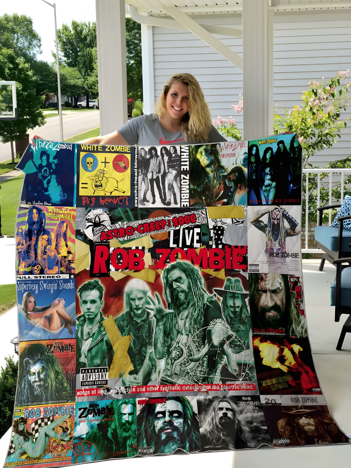 Rob Zombie Blanket 1 Rob Zombie Blanket