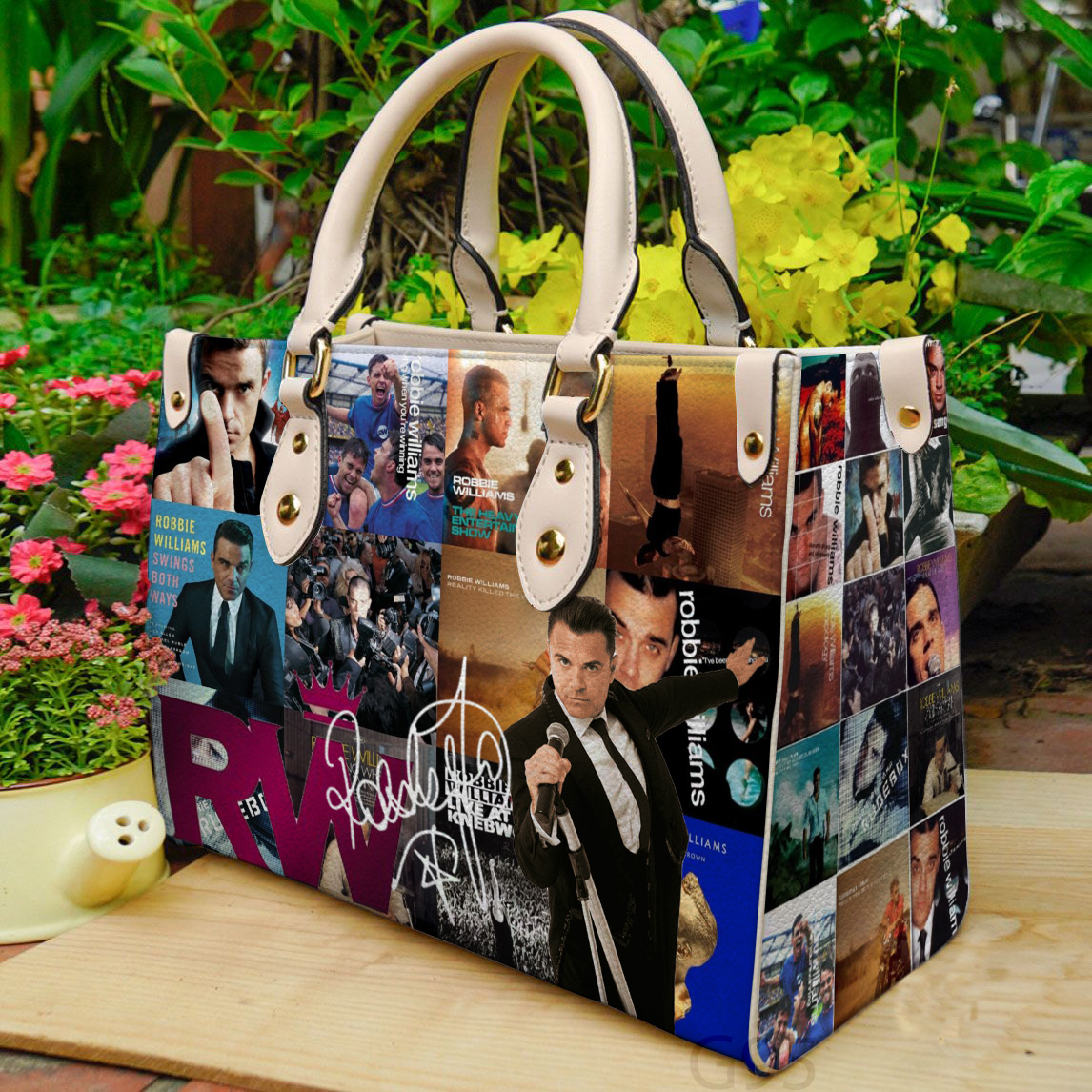 Robbie Williams Lover Leather Handbag 1 Robbie Williams Lover Leather Handbag