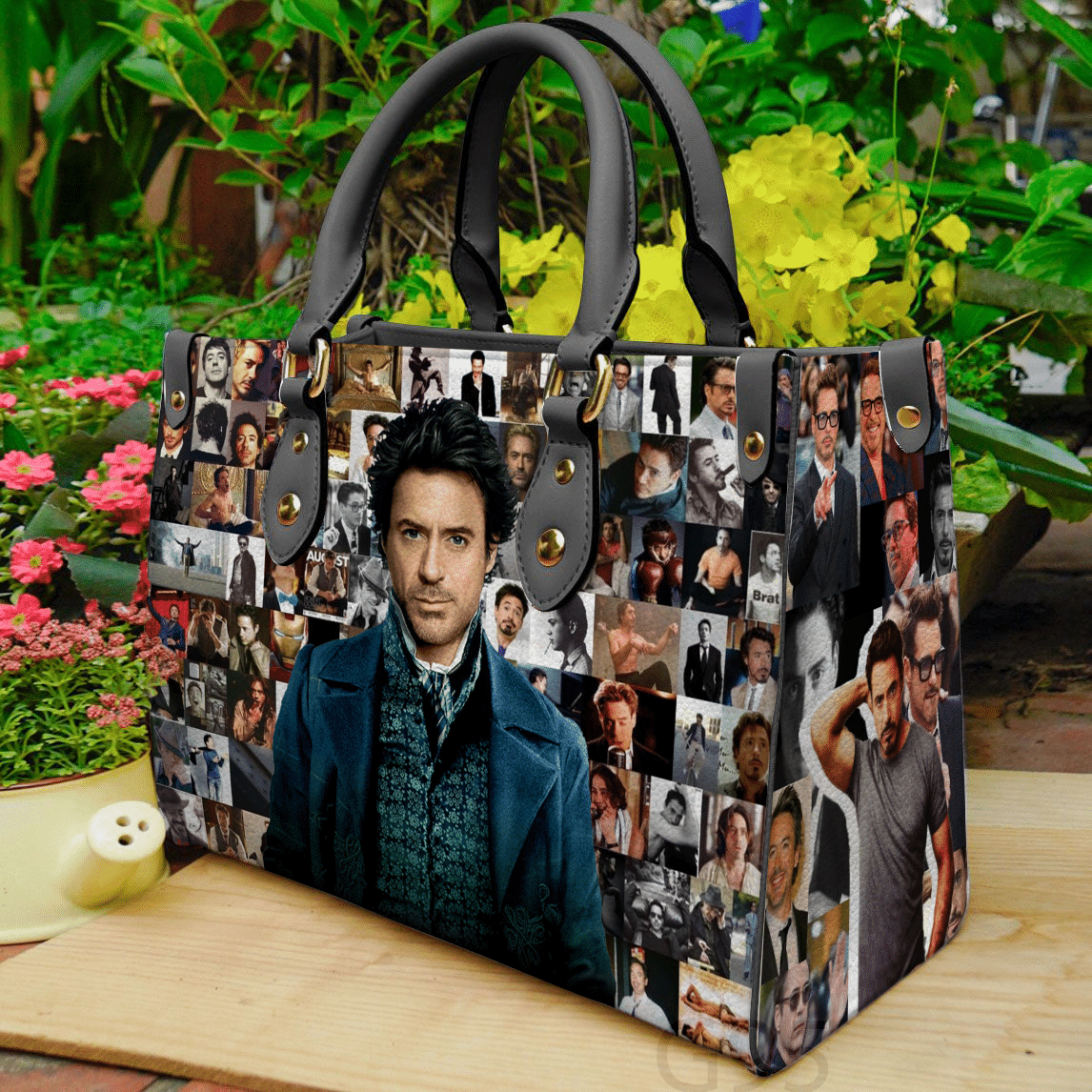 Robert Downey Jr Leather Handbag 1 Robert Downey Jr Leather Handbag