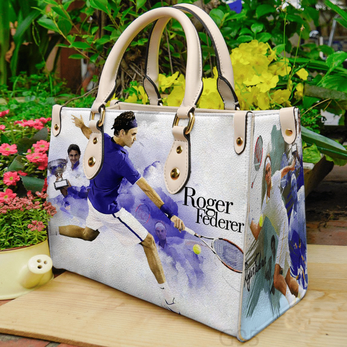 Roger Federer Leather Handbag 1 Roger Federer Leather Handbag