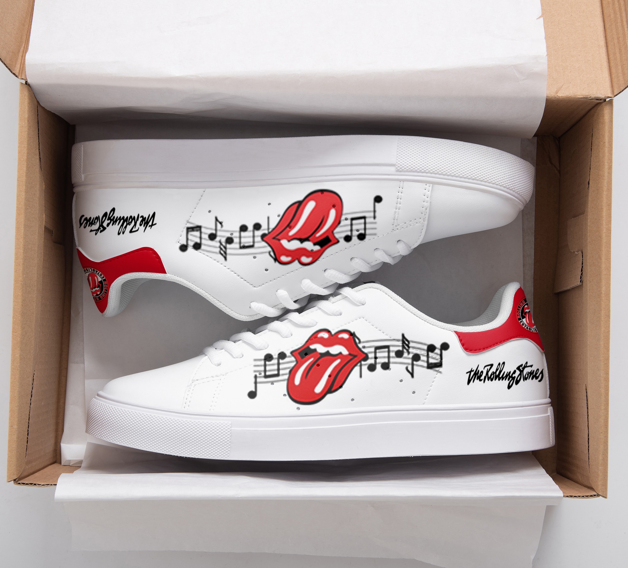 Rolling Stones Stan Smith Shoes 1 Rolling Stones Stan Smith Shoes