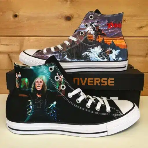 Ronnie James Dio High Top Shoes 1 Ronnie James Dio High Top Shoes