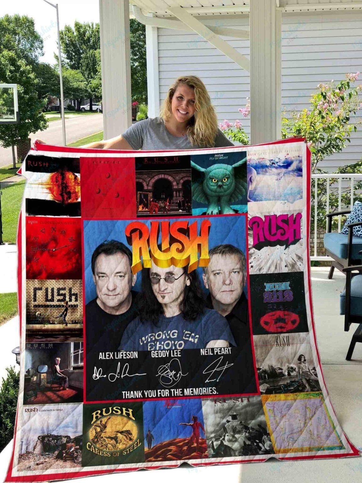 Rush Band Blanket 1 Rush Band Blanket