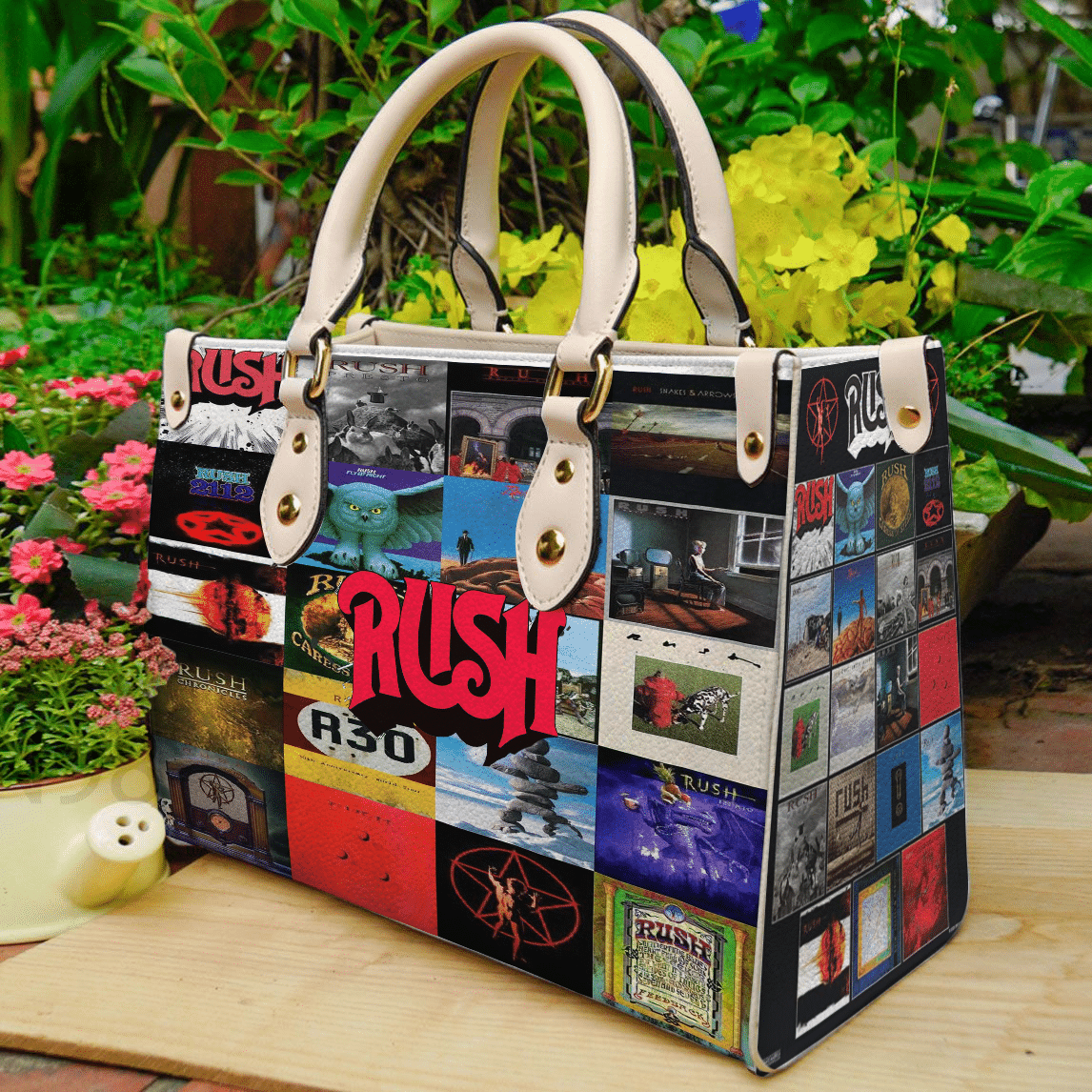 Rush Leather Handbag 1 Rush Leather Handbag