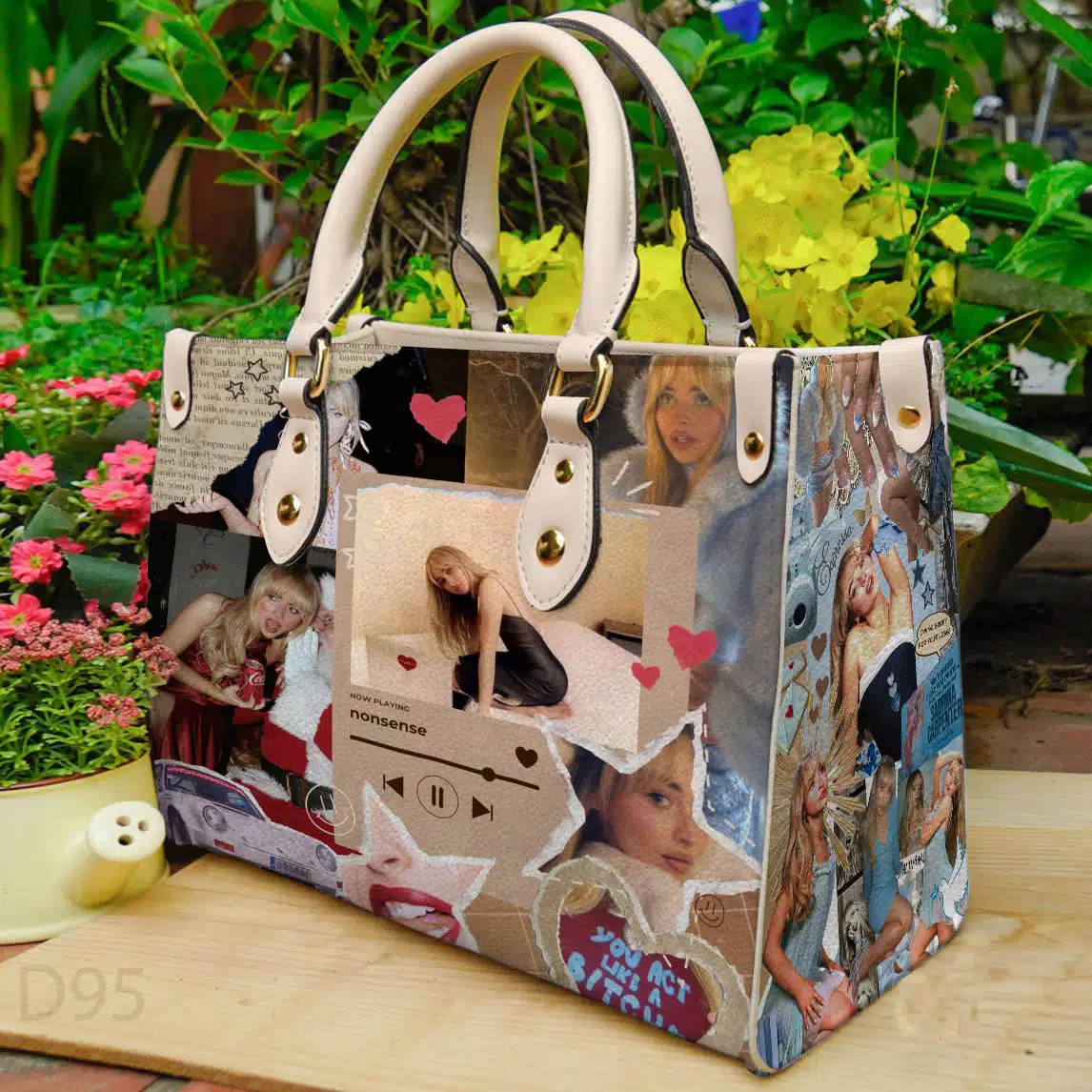 Sabrina Carpenter Leather Handbag 1 Sabrina Carpenter Leather Handbag