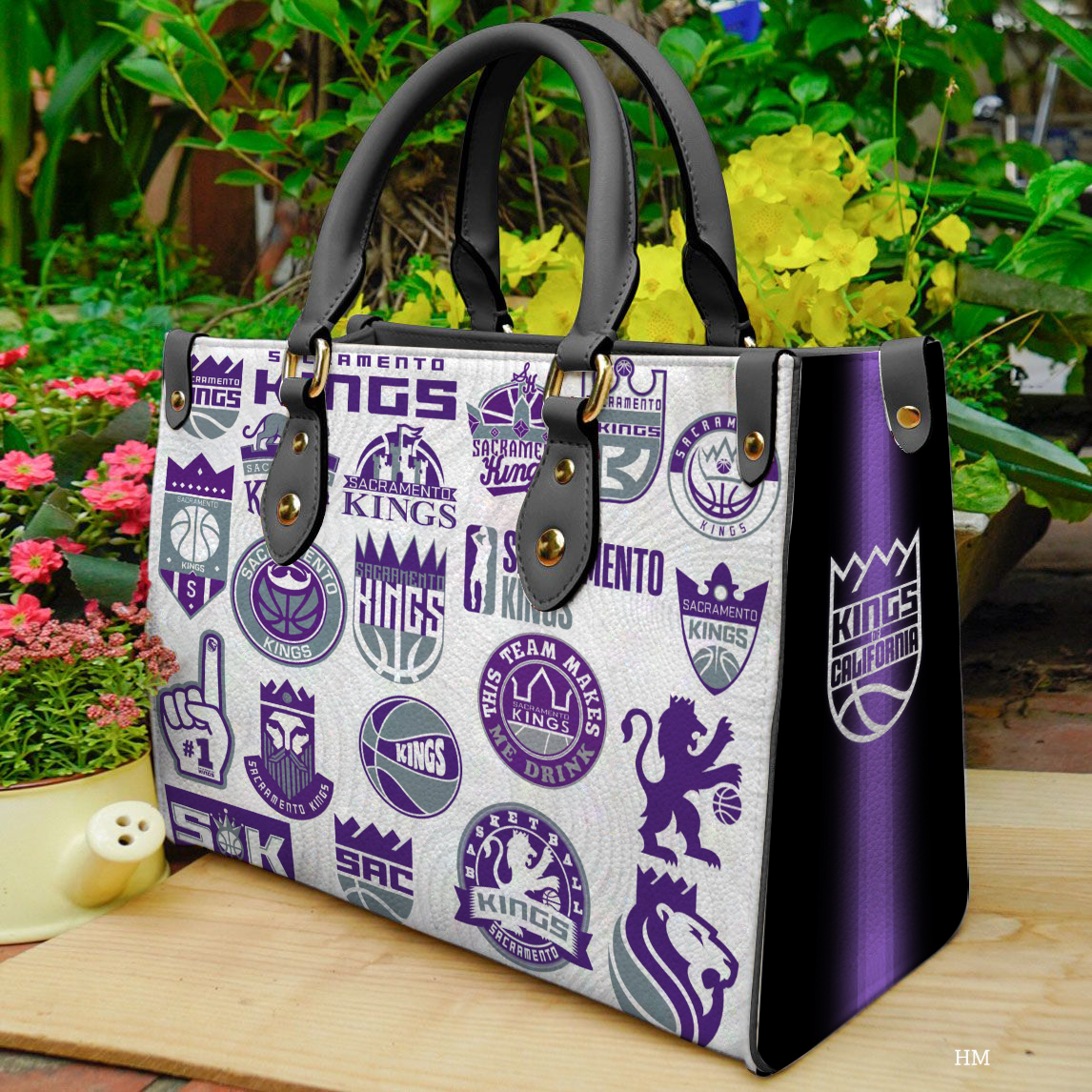 Sacramento Kings Leather Handbag 1 Sacramento Kings Leather Handbag