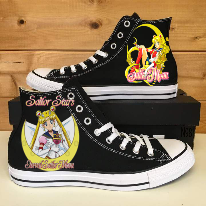 Sailor Moon High Top Shoes 1 Sailor Moon High Top Shoes