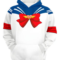 Sailor Moon Hoodie Zip Hoodie 3D
