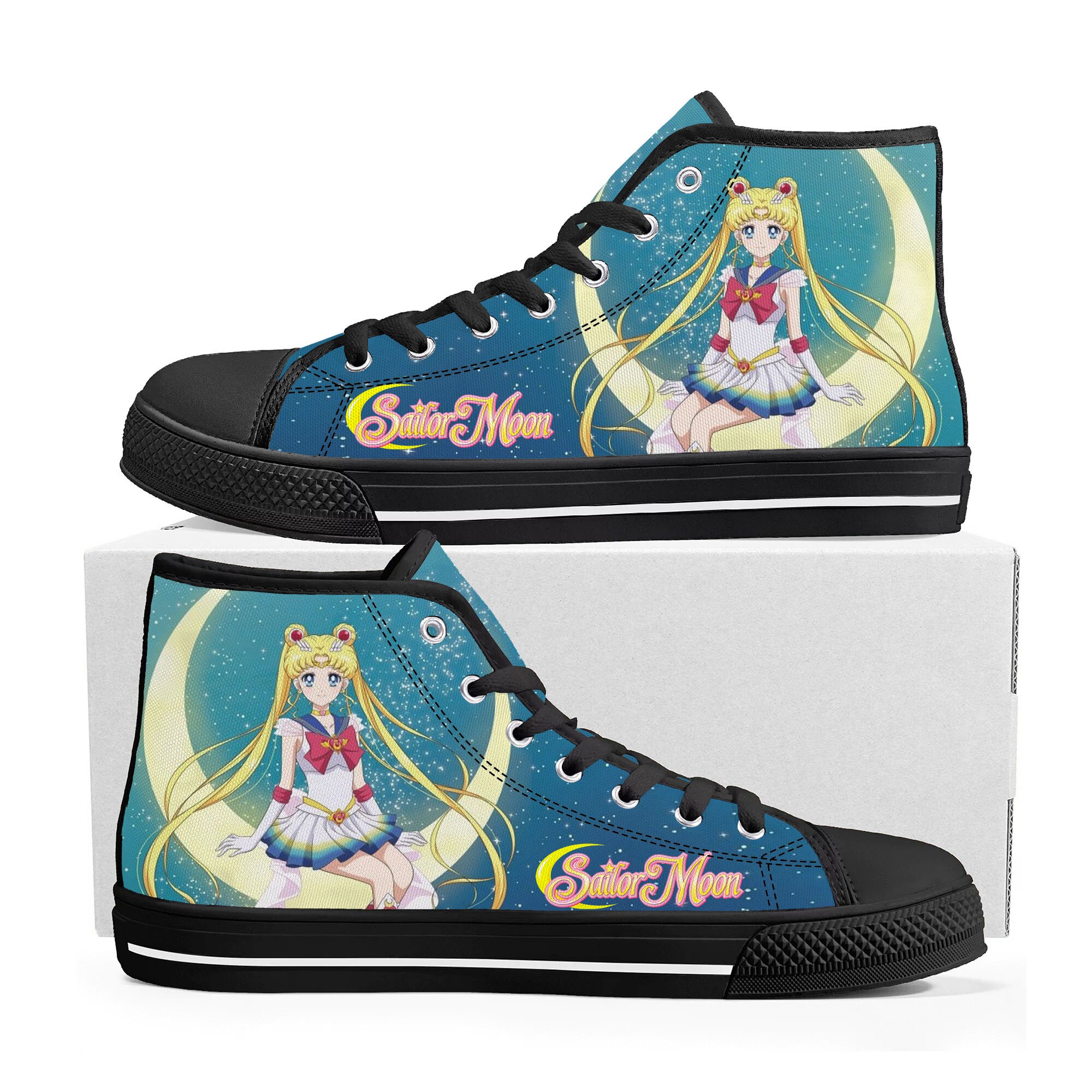 Sailor Moon Lover High Top Shoes 1 Sailor Moon Lover High Top Shoes