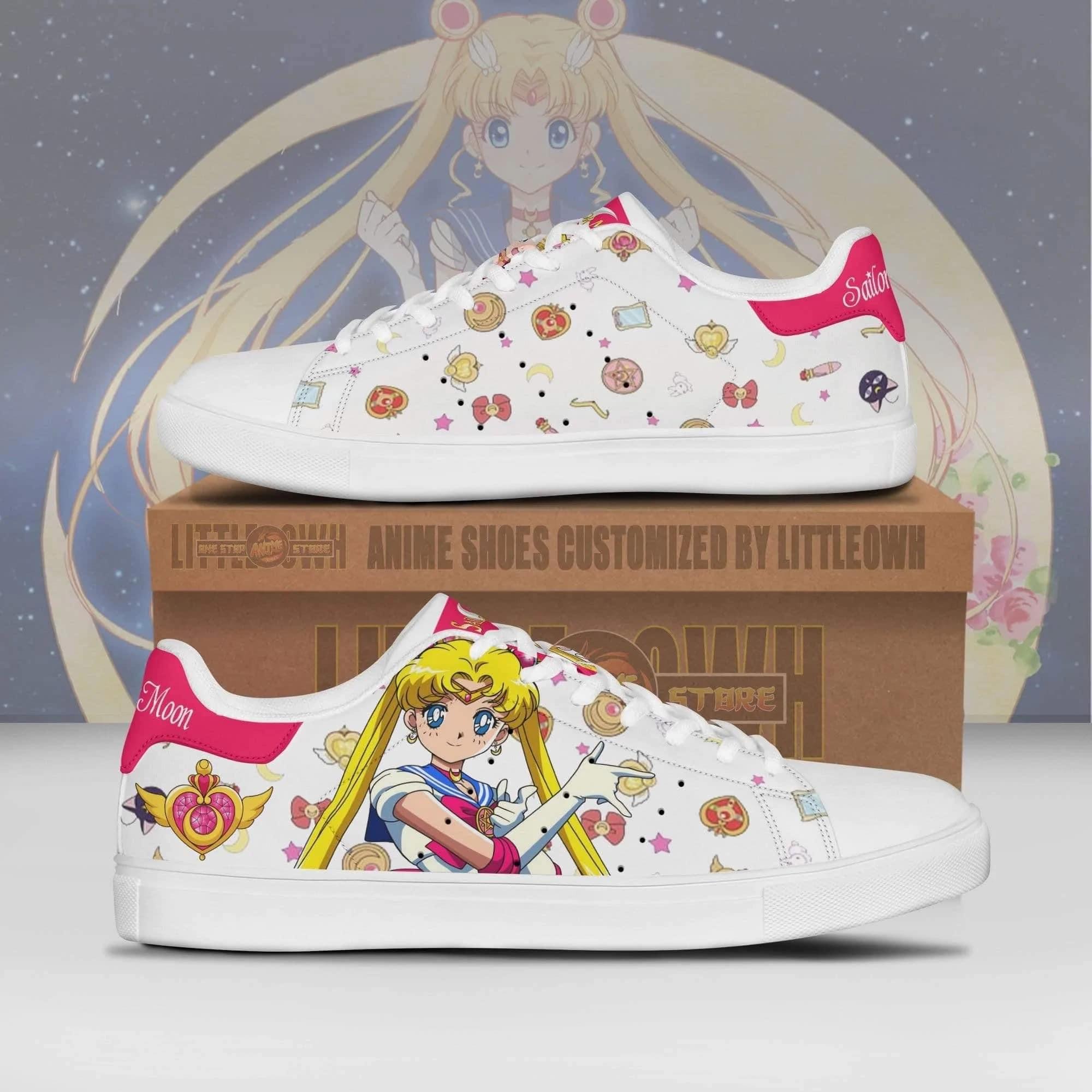 Sailor Moon Stan Smith Shoes 1 Sailor Moon Stan Smith Shoes